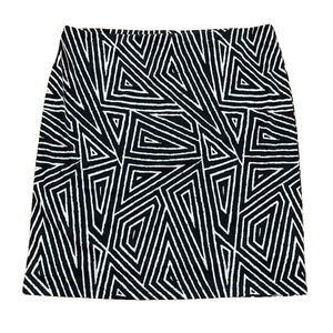 Karen Kane Geometric Print Knit Skirt Size XL